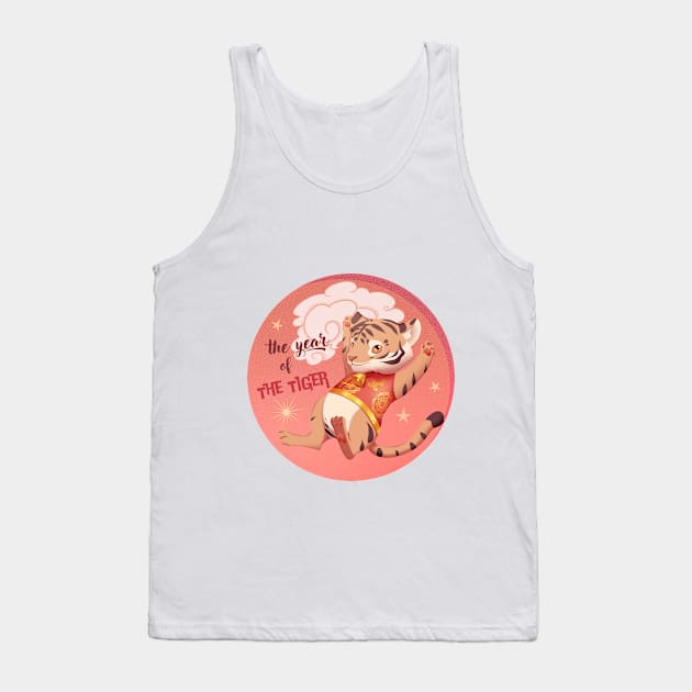 Year of the Tiger Tank Top by Sidera